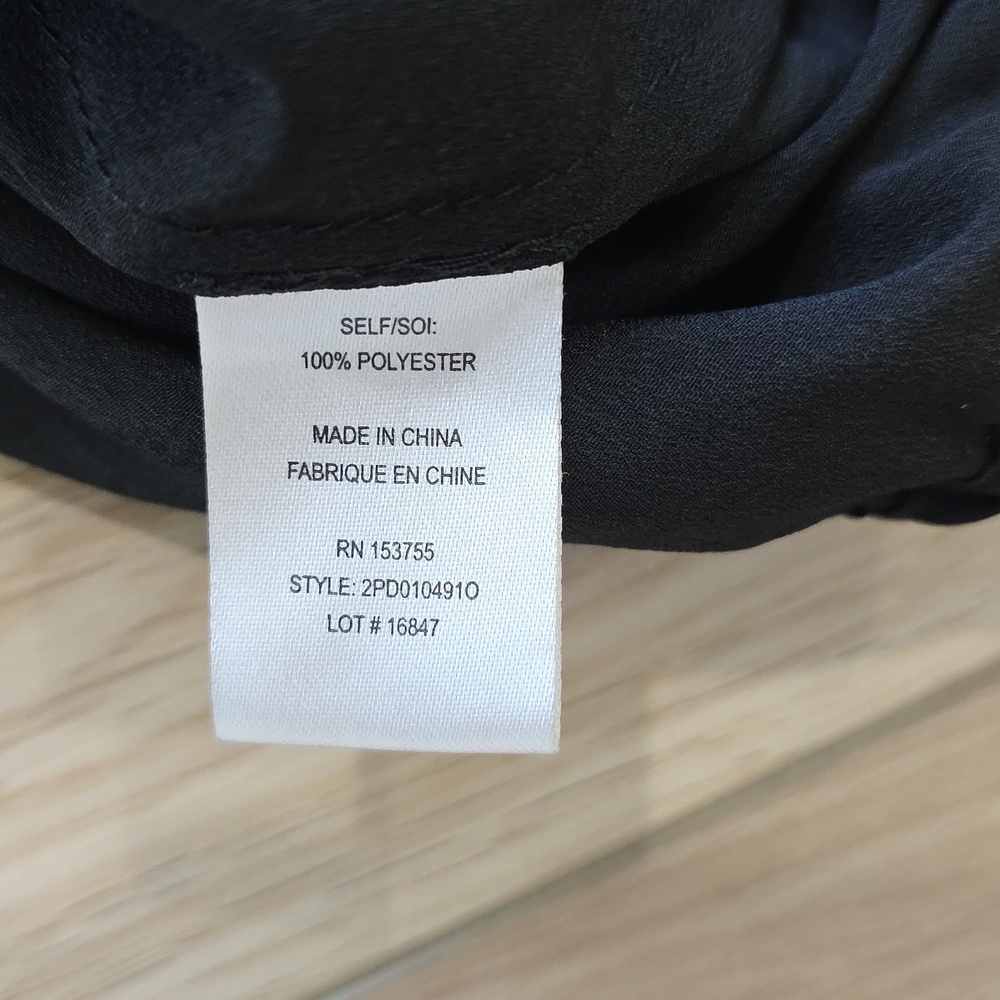 Haute Hippie Women’s Black Sleeveless Wrap Tie-Neck Top - Picture 9 of 9